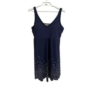 Swimsuits for All Swimdress Blue Scallop Edge One Piece Swimsuit